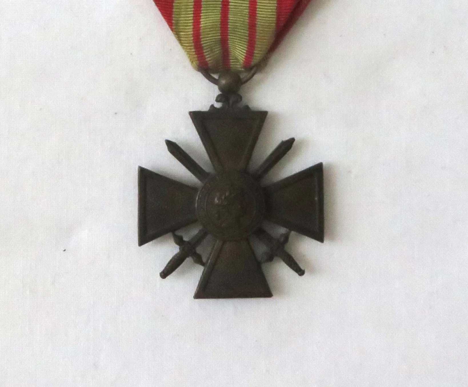 France: Croix de Guerre 1914/17, Bronze Palm, Bronze Star & Medaillie