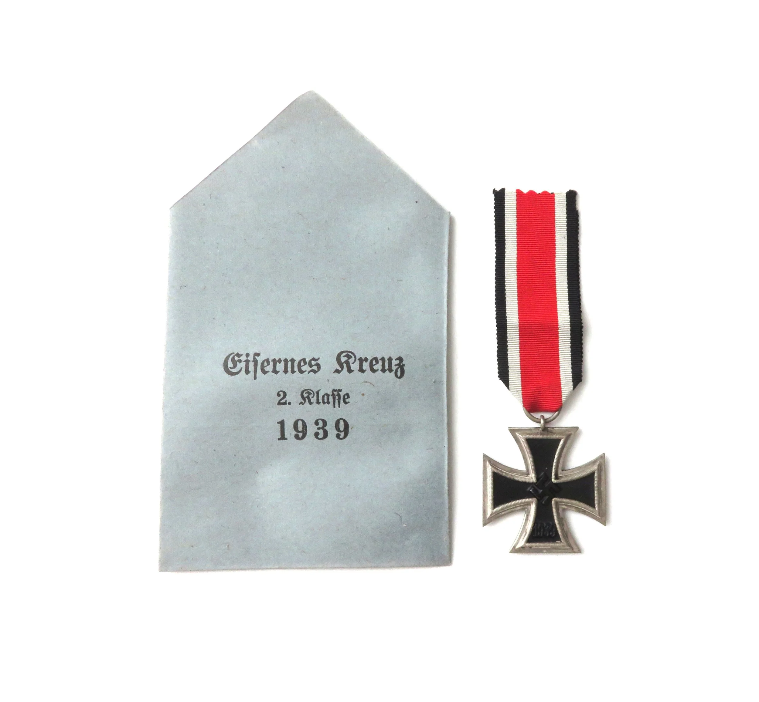 Germany.  1939 Iron Cross, 2nd Class w/ Envelop