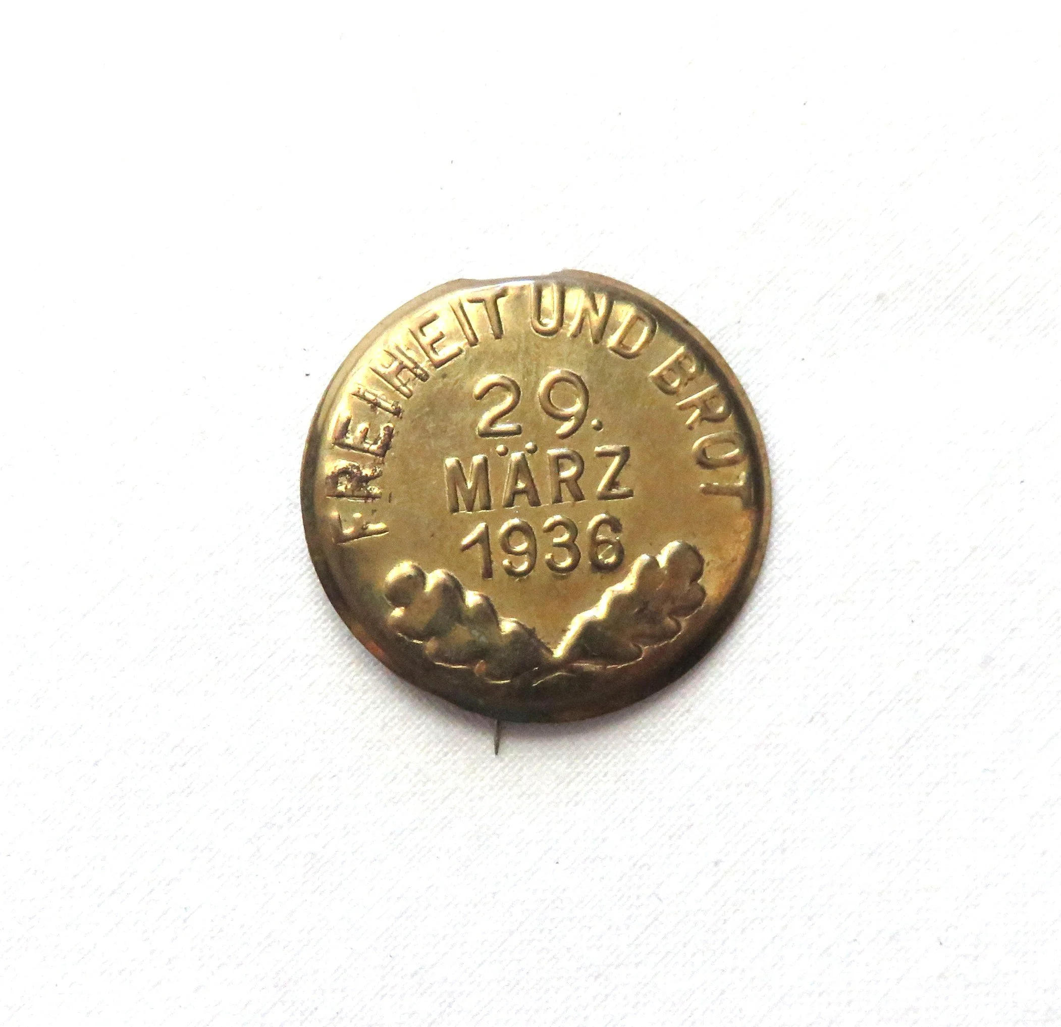 Germany.  NSDAP Election Pin, March 29, 1936
