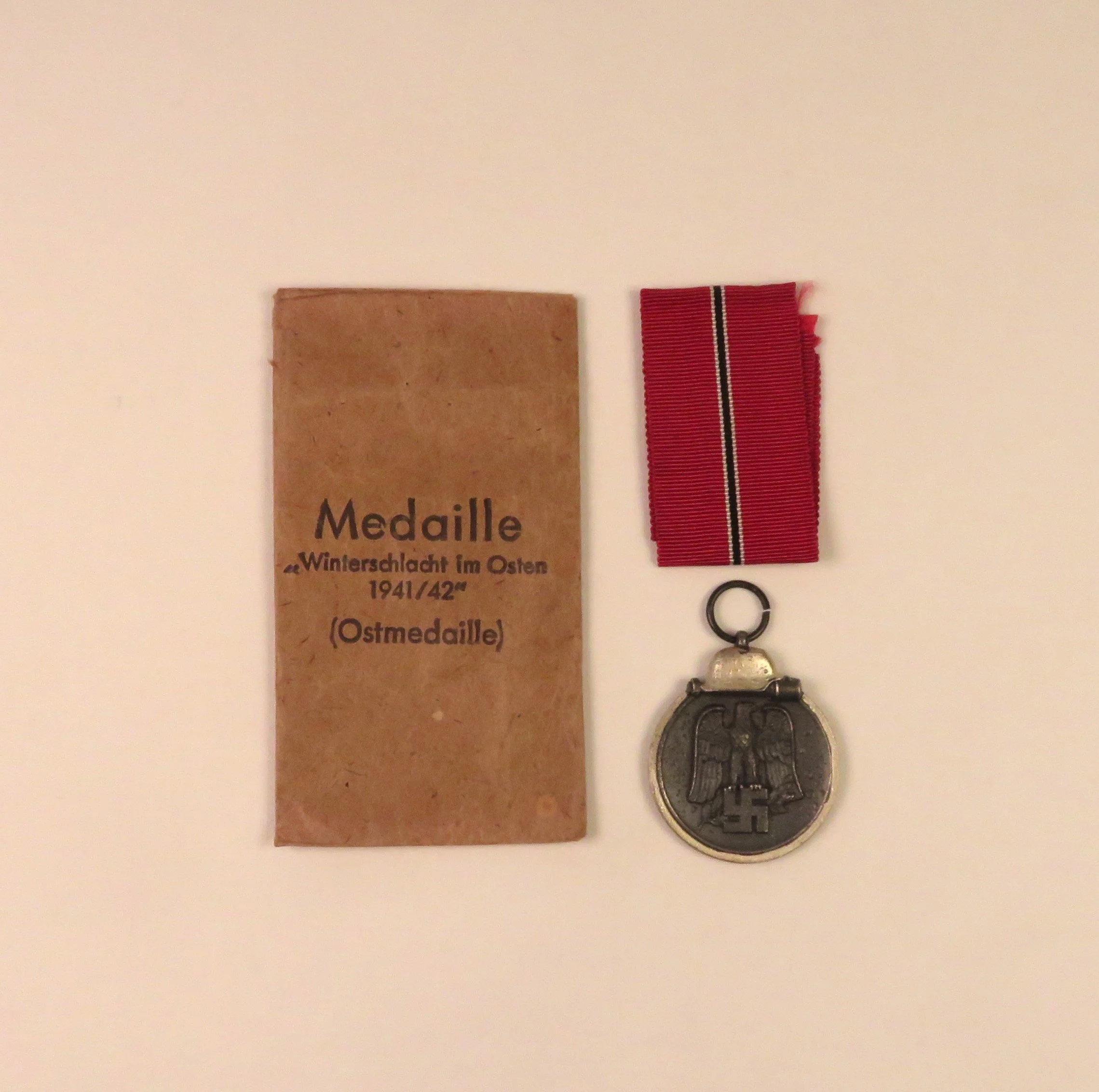 Germany.  Russian Front Medal w/Envelop