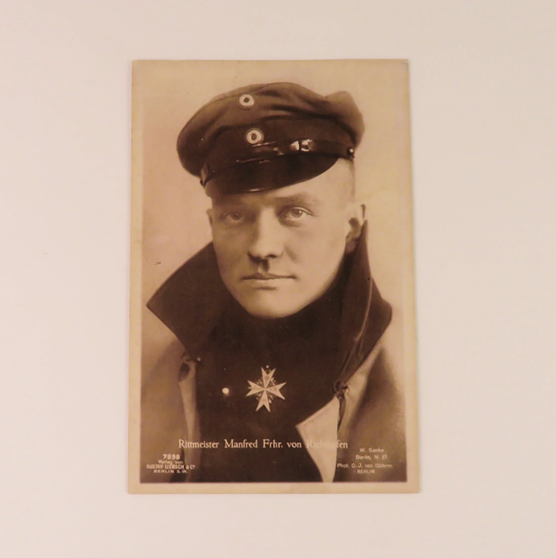Germany.  Manfred von Richthofen aka "Red Baron" Postcard