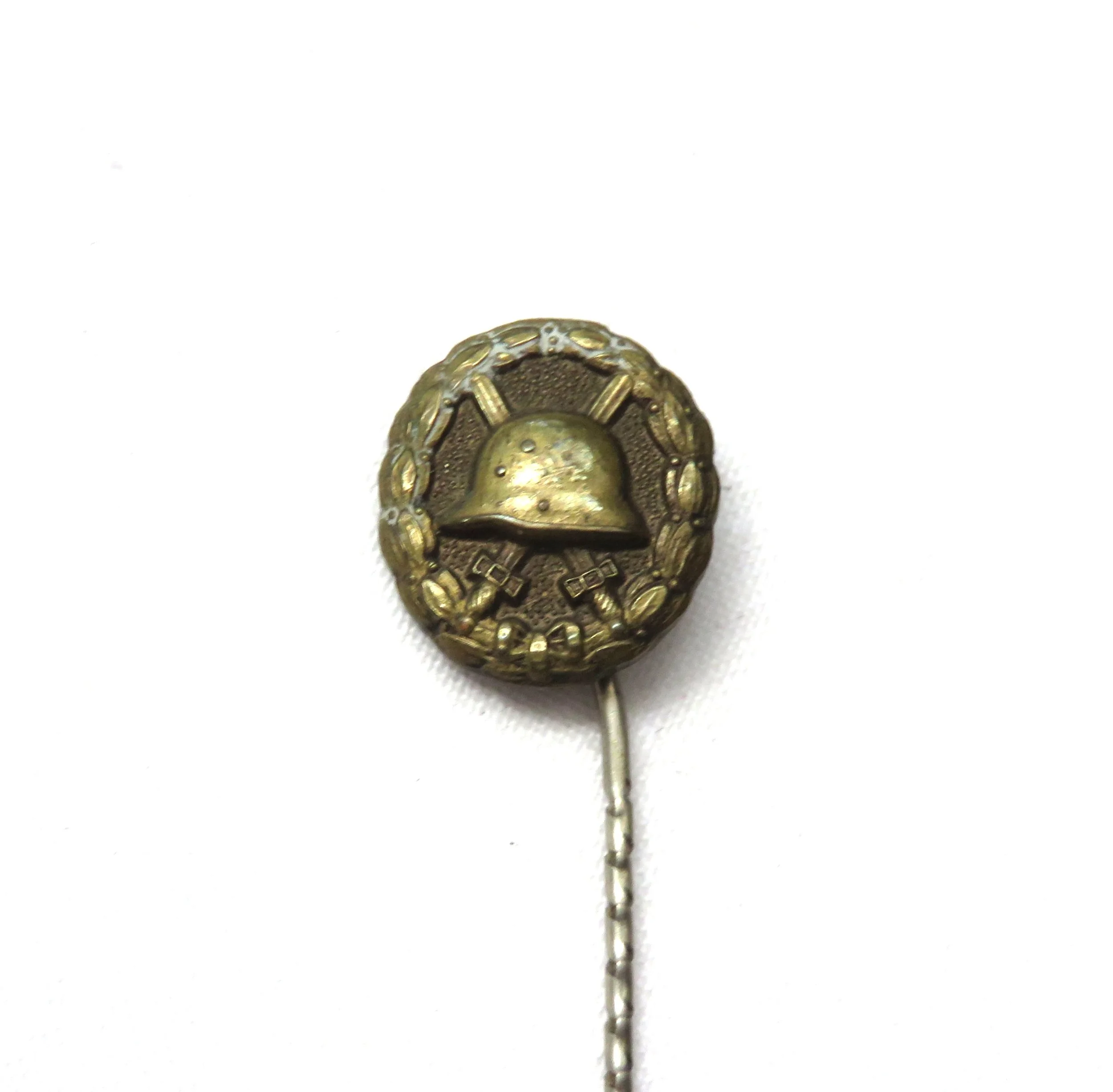 Germany.  WW1 Wound Badge Stick Pin (Silver)