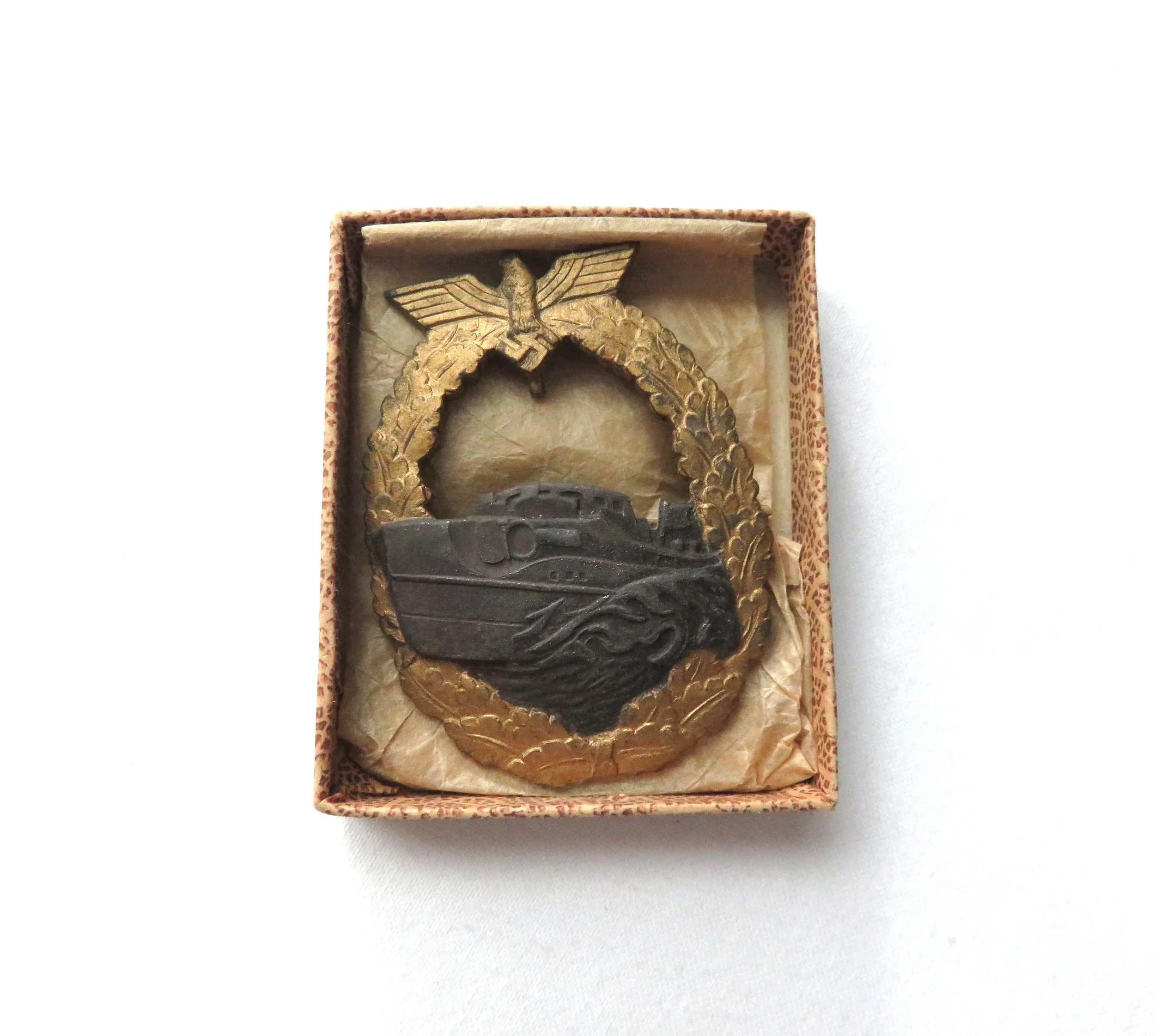 Germany.  Kriegsmarine.  E-Boat Badge, 1st Model by Bacqueville