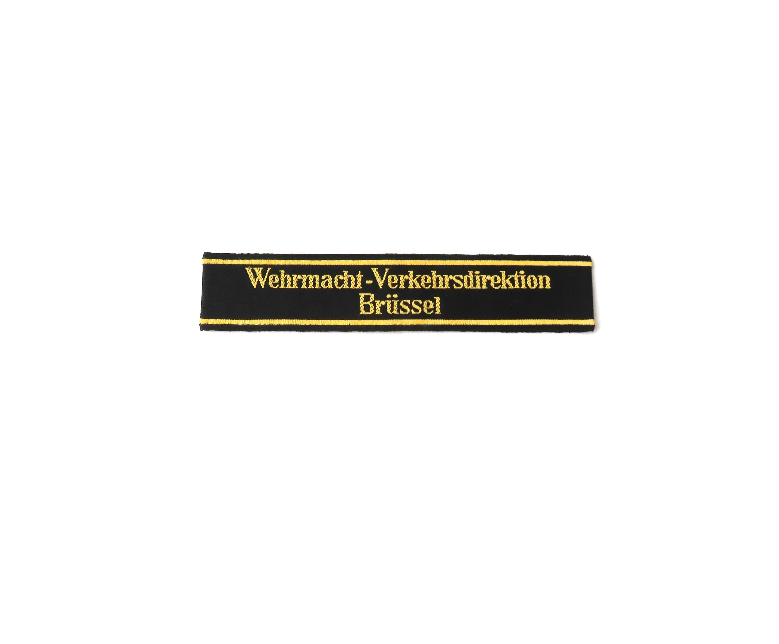 Germany.  Wehrmacht - Verkehrsdirektion Brussel Cufftitle