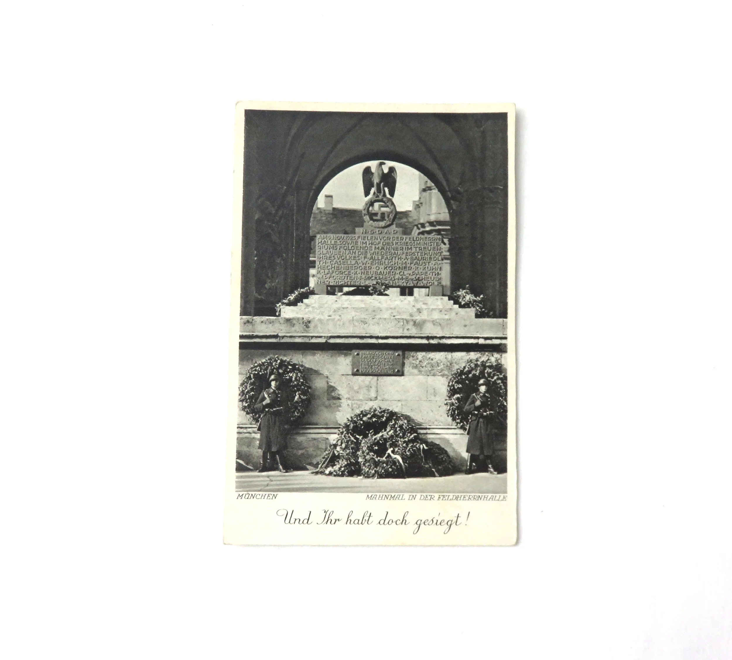 Germany.  Feldherrnhalle Memorial Postcard