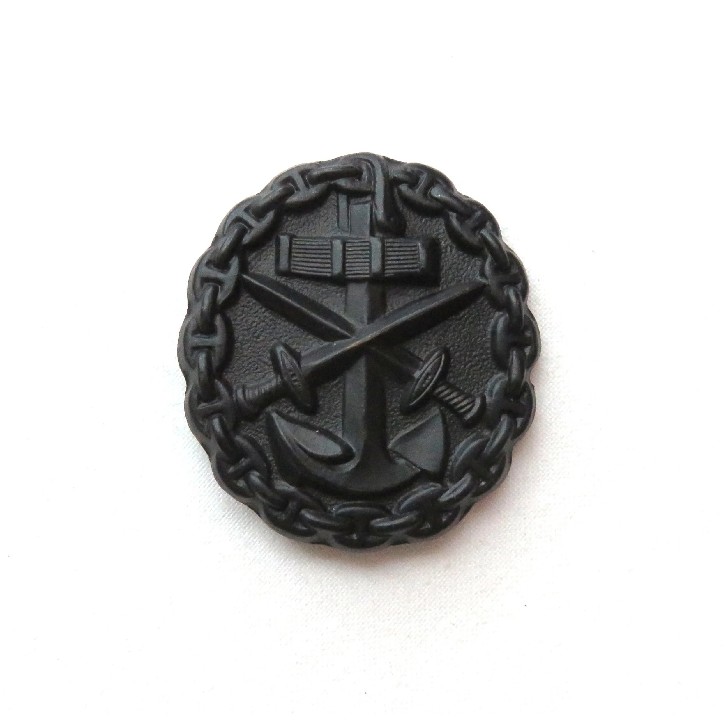 Germany.   WW1 Naval Wound Badge in Black