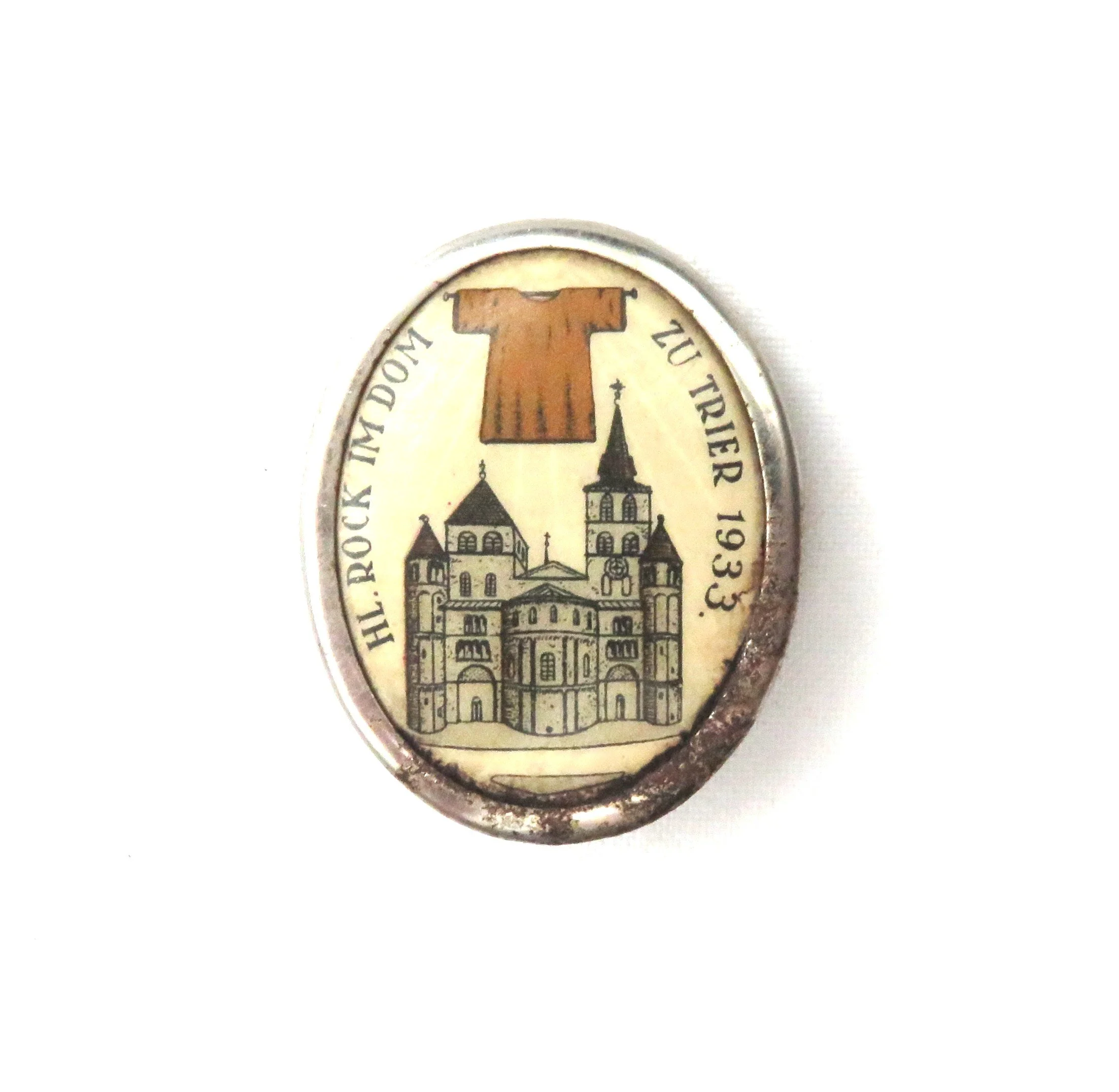 Germany.  HL. Rock IM DOM ZU Trier 1933 Badge