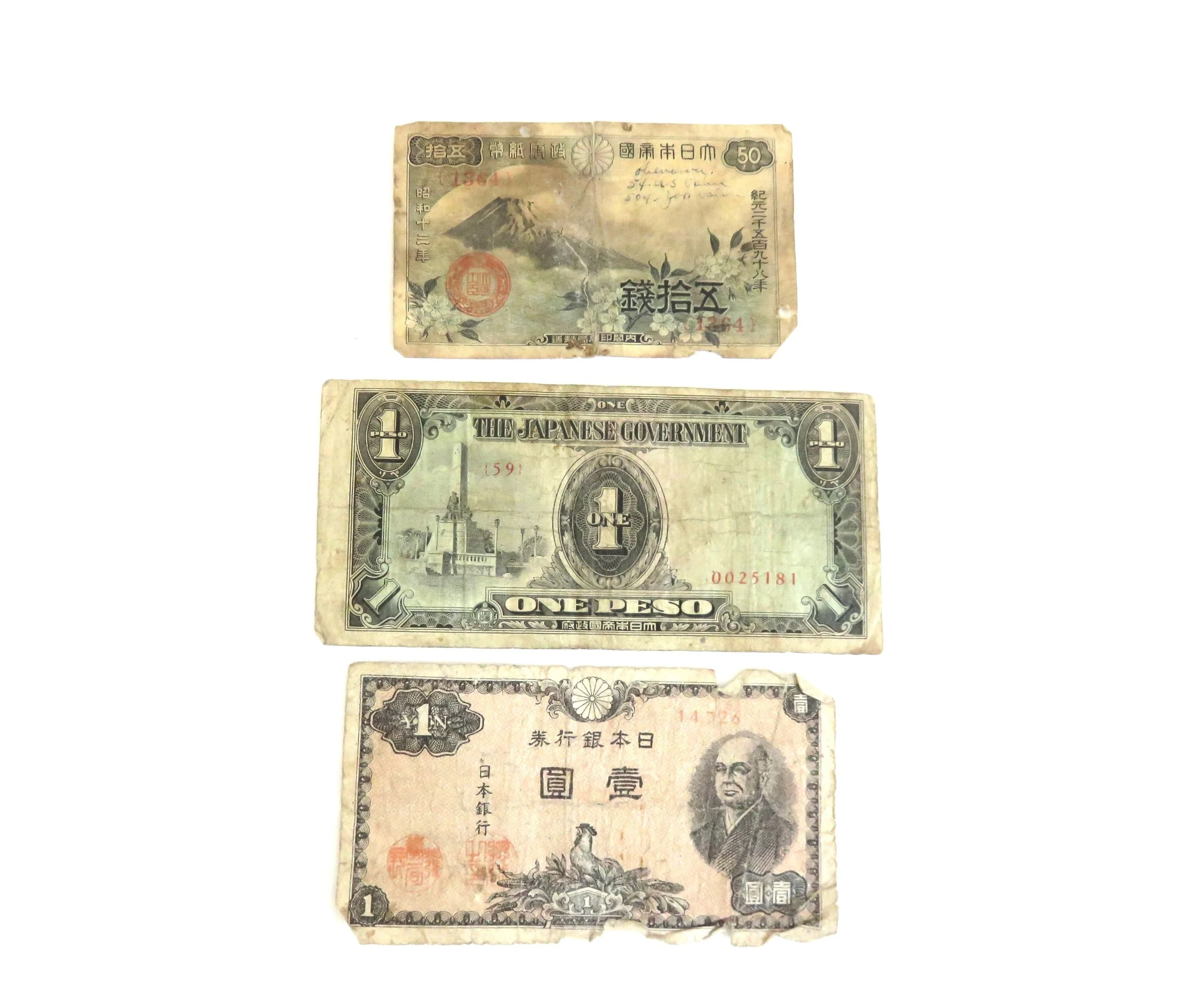 Japan. WW2 Money, Invasion Money & Post WW2 Money