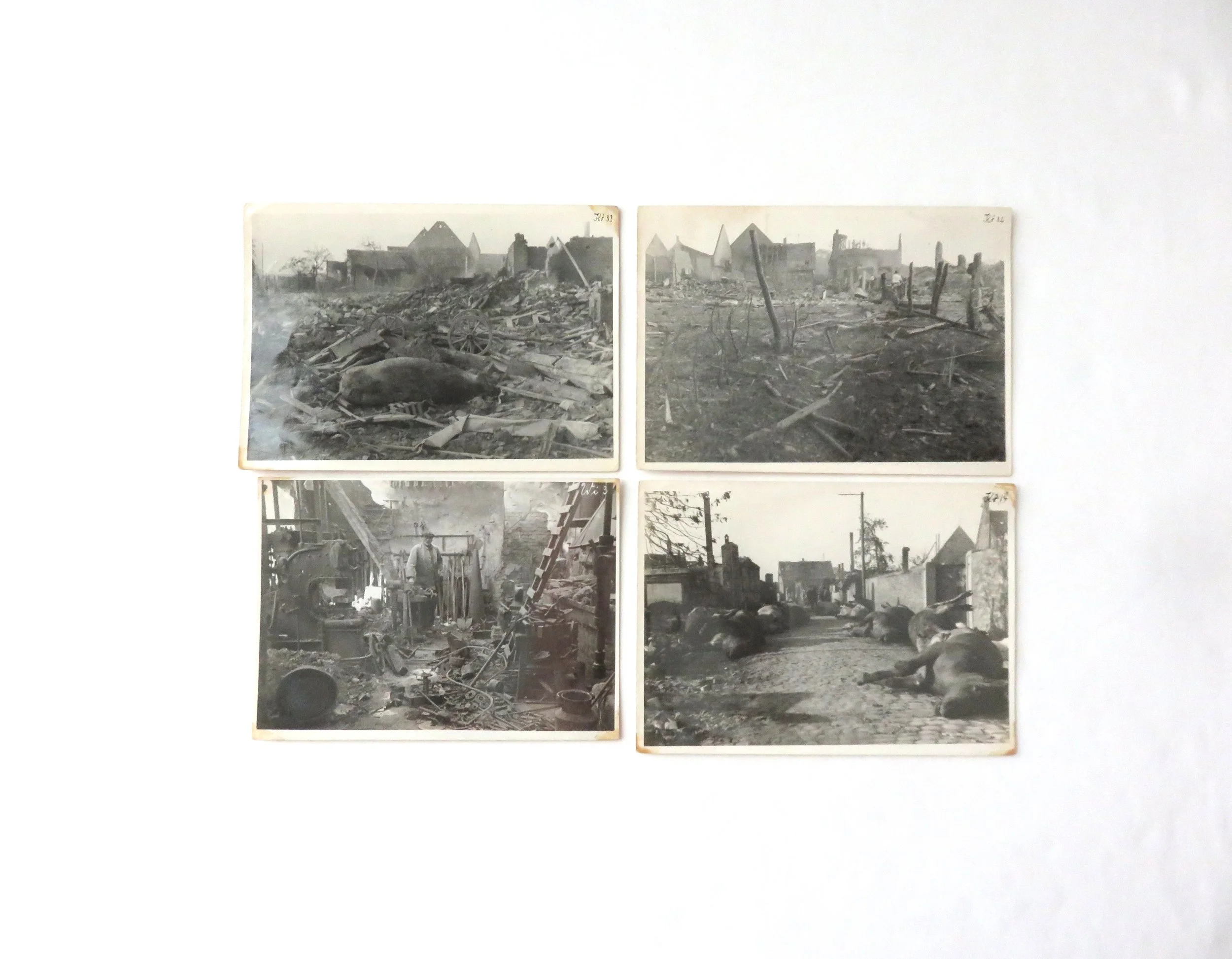 Germany.  German Police Photos of Towns War Damage