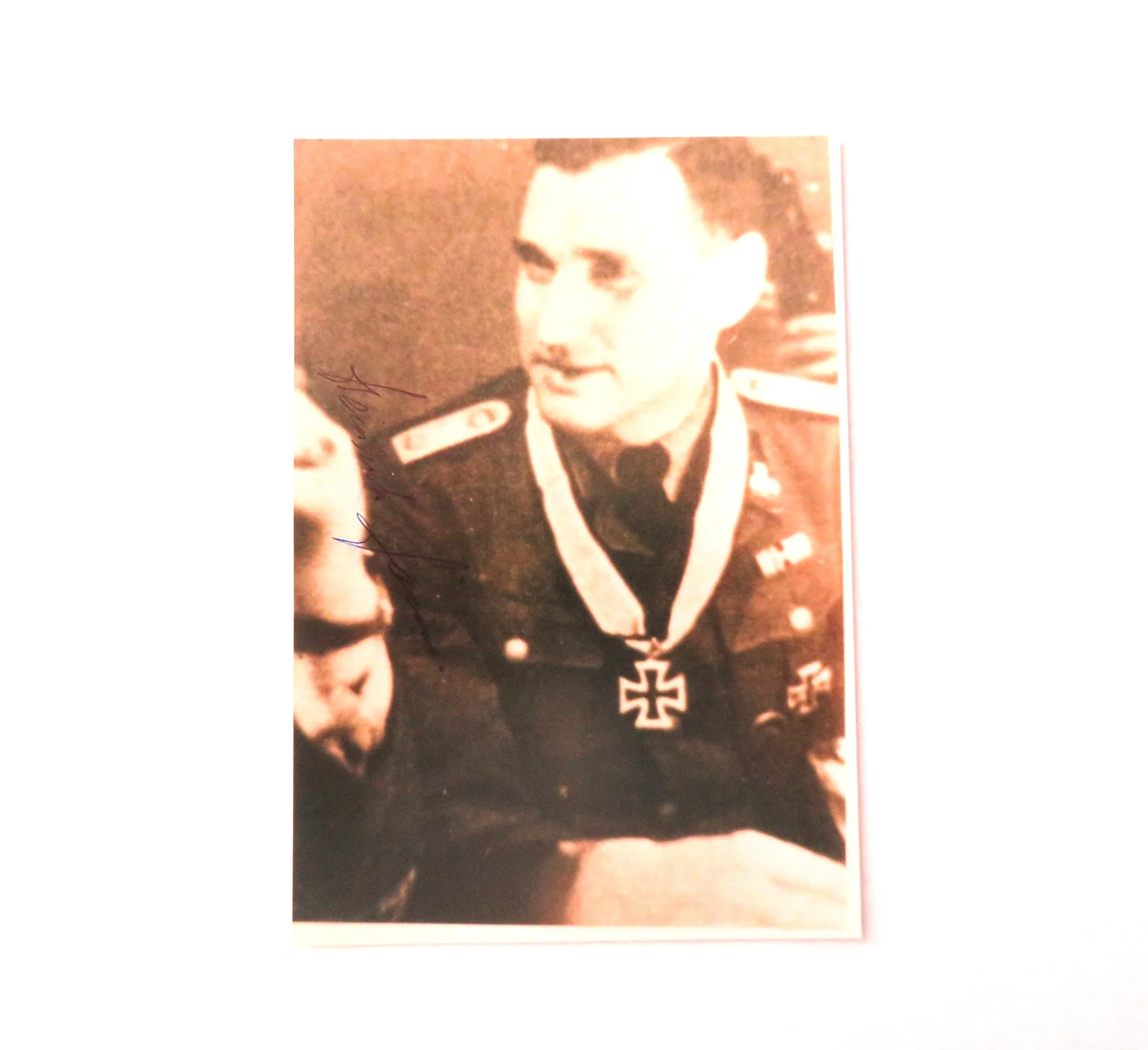 Germany.  Heinrich Sonne Autograph Knights Cross Ceremony Picture