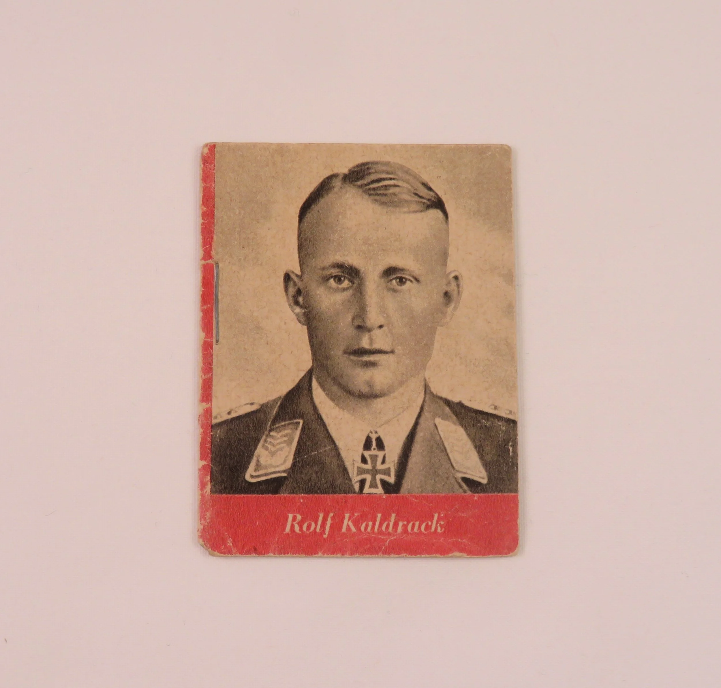 German.  Knight's Cross Recipient Booklet - Luftwaffe Hauptmann Rolf Kaldrack