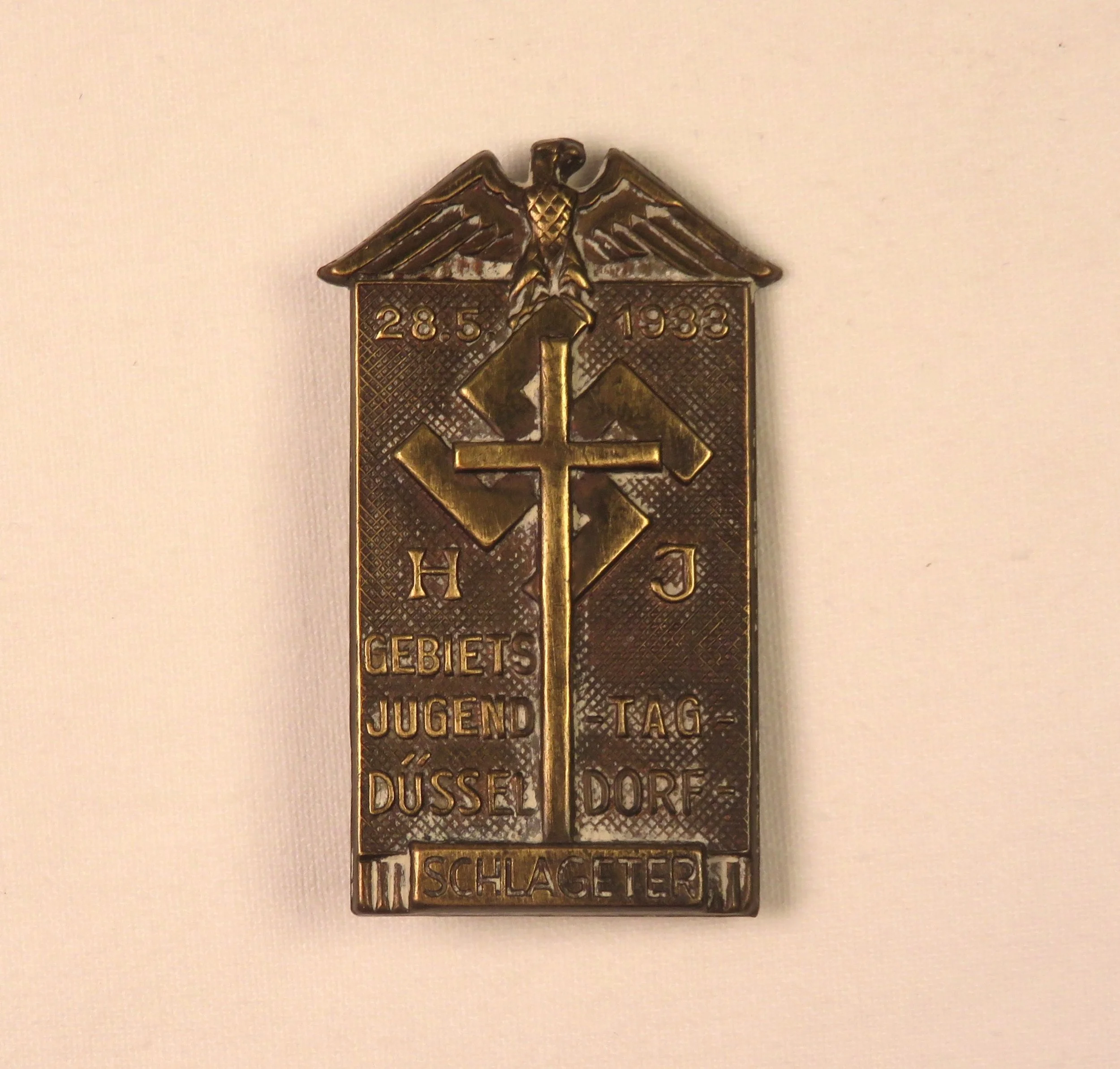 Germany.  Hitler Youth (HJ) "Albert Schlageter" Memorial Badge, 1933