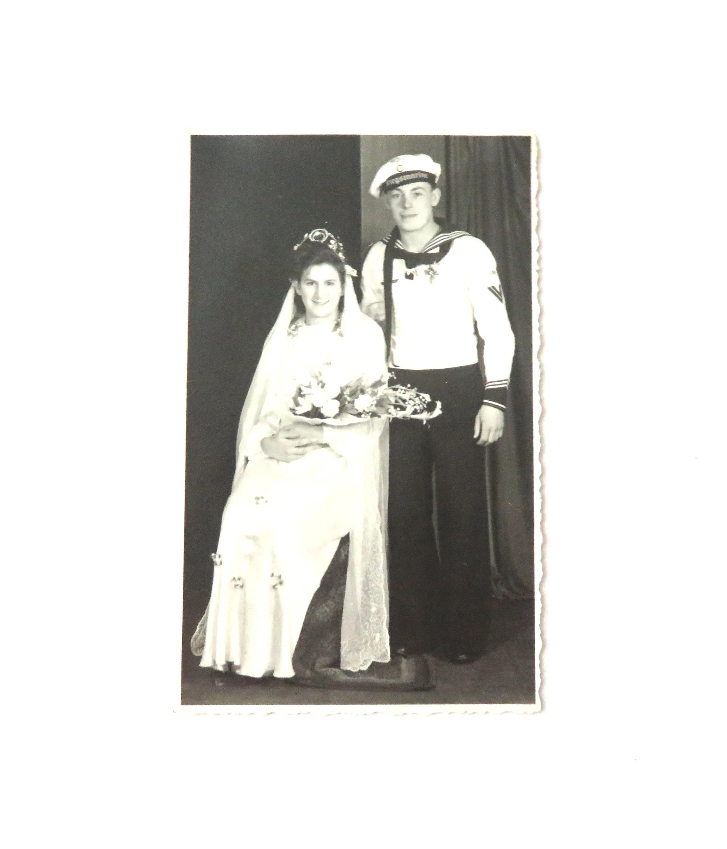 Germany.  Kriegsmarine Wedding Picture