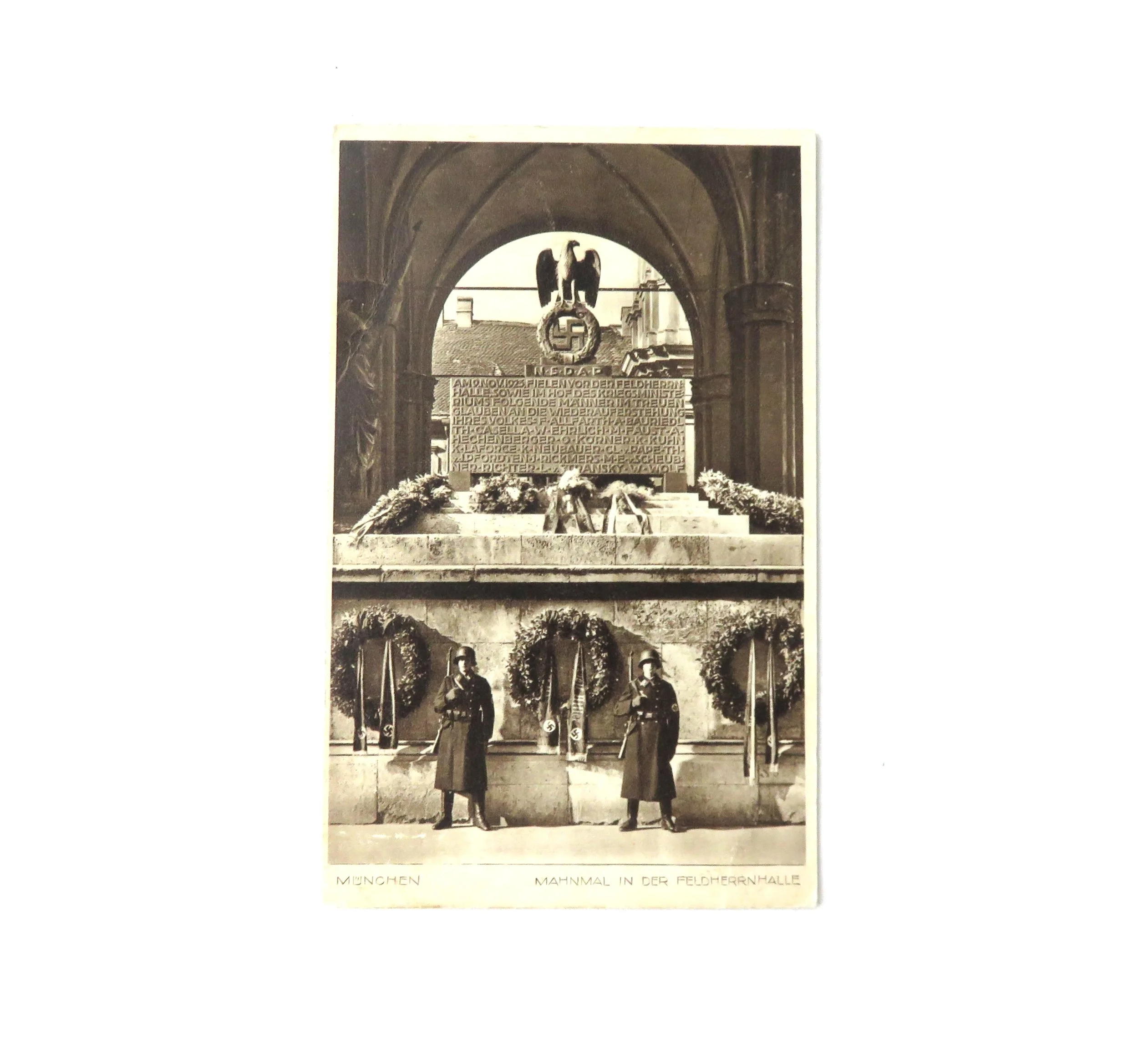 Germany.  Feldherrnhalle Memorial Postcard