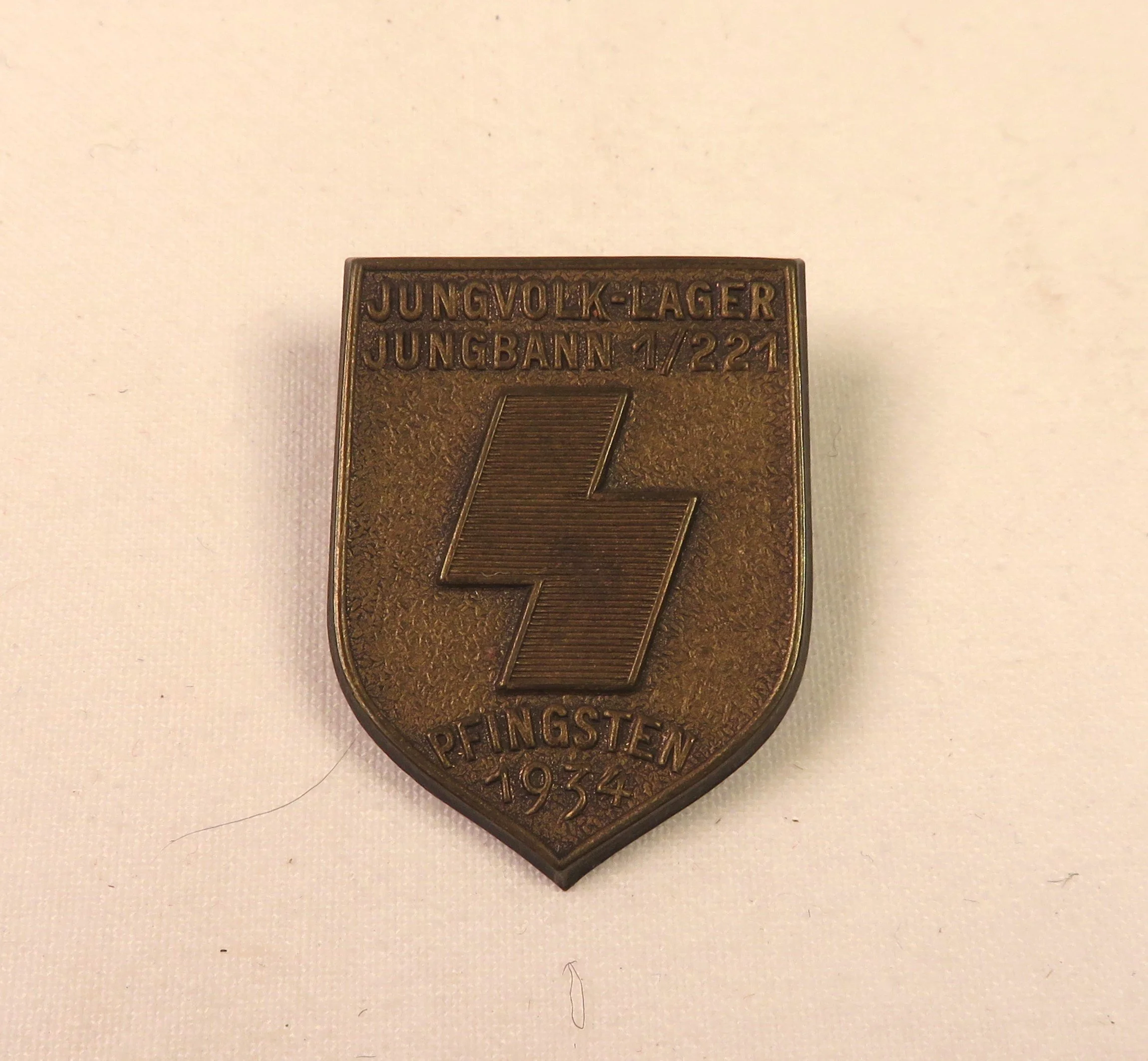 Germany.  Deutsches Jungvolk (DJ) Jungbann 1/221 Pfingsten 1934 Tinnie