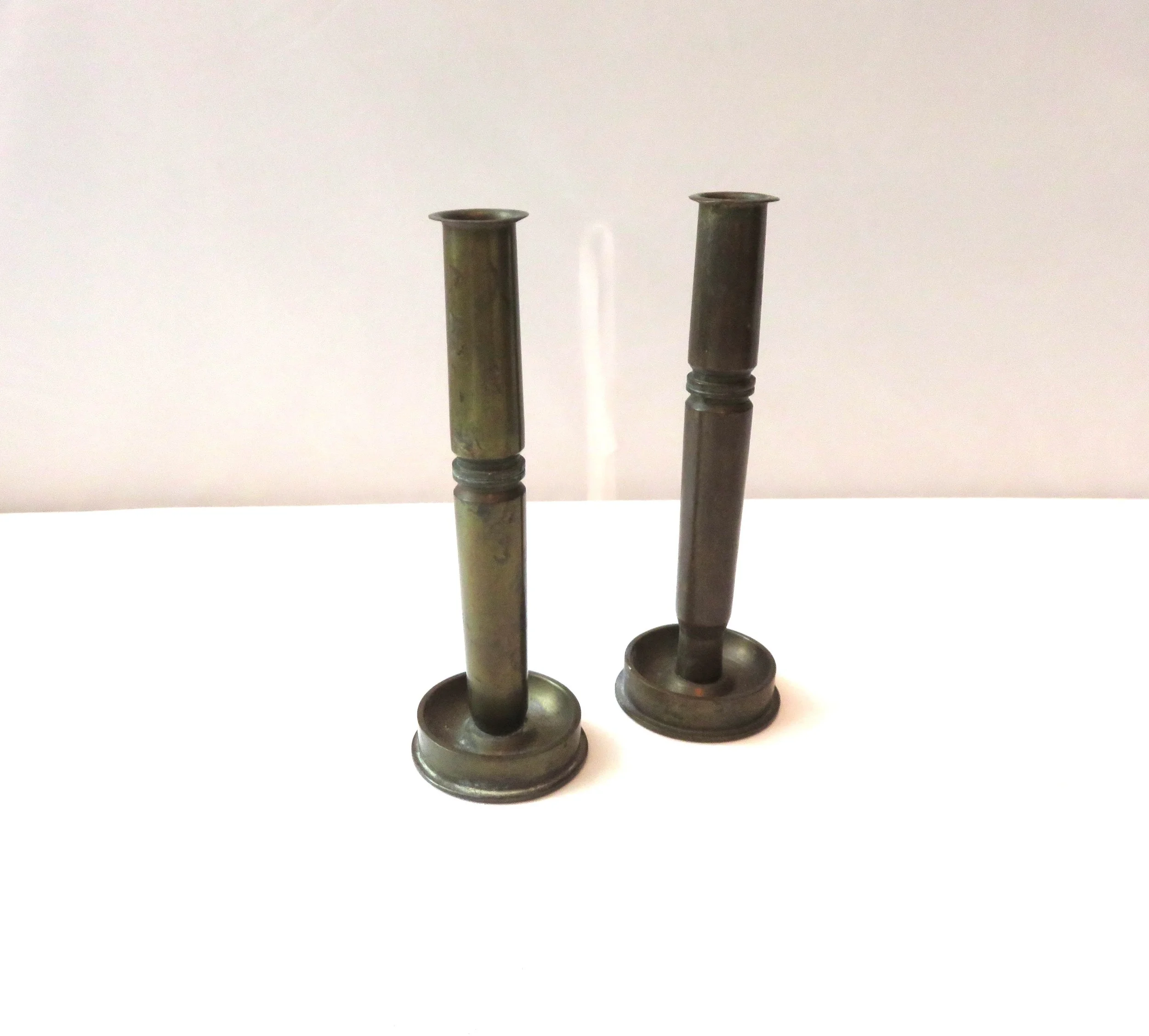 U.S.  Trench Art Candle Stick