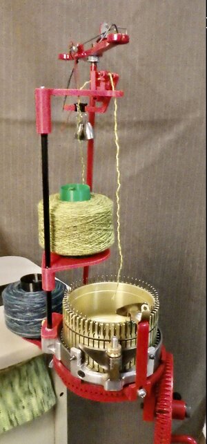 Knitting with the Erlbacher Circular Sock Machine - SweetGeorgia