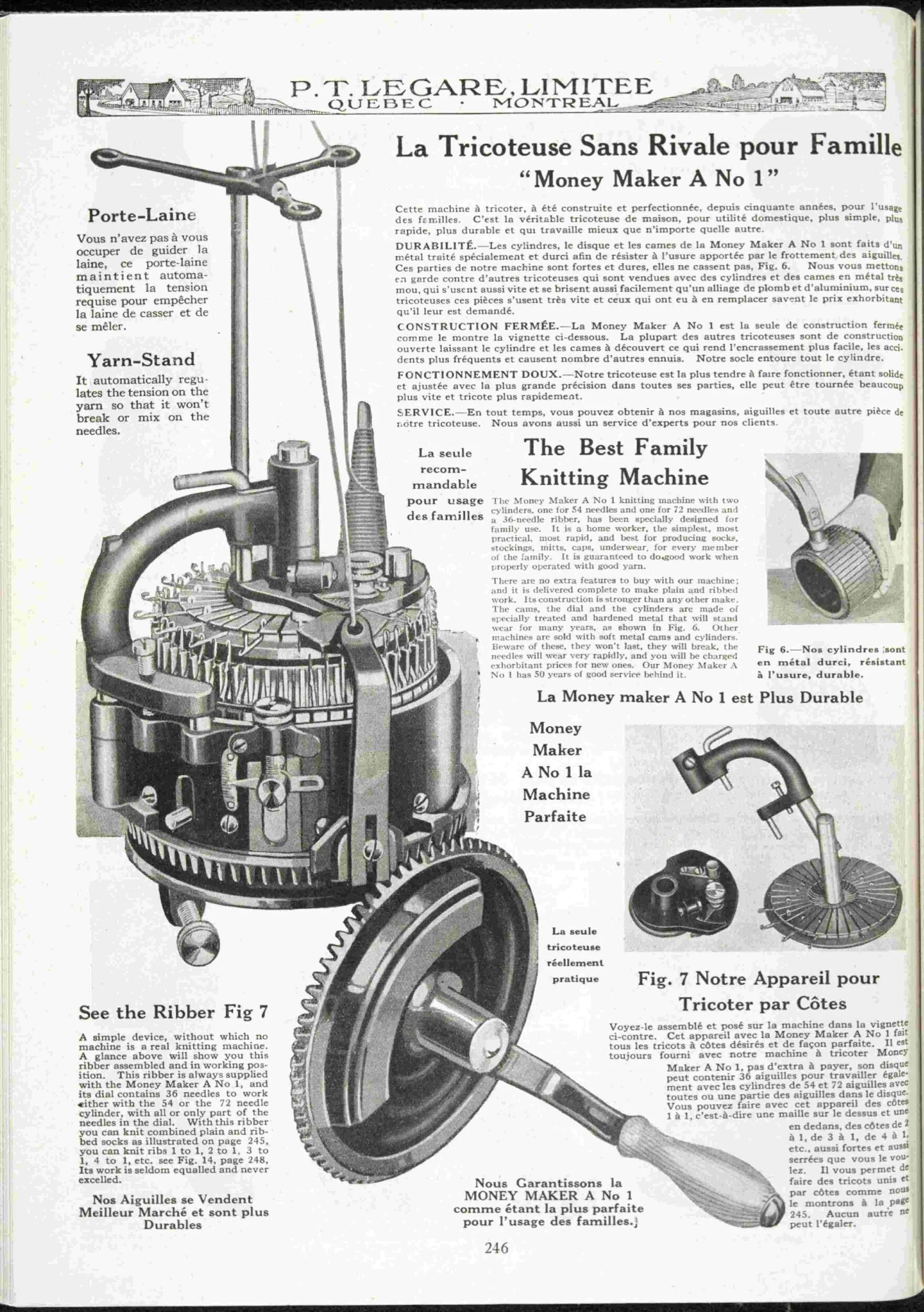 Petinet, circular knitting machine, end of 19th c.