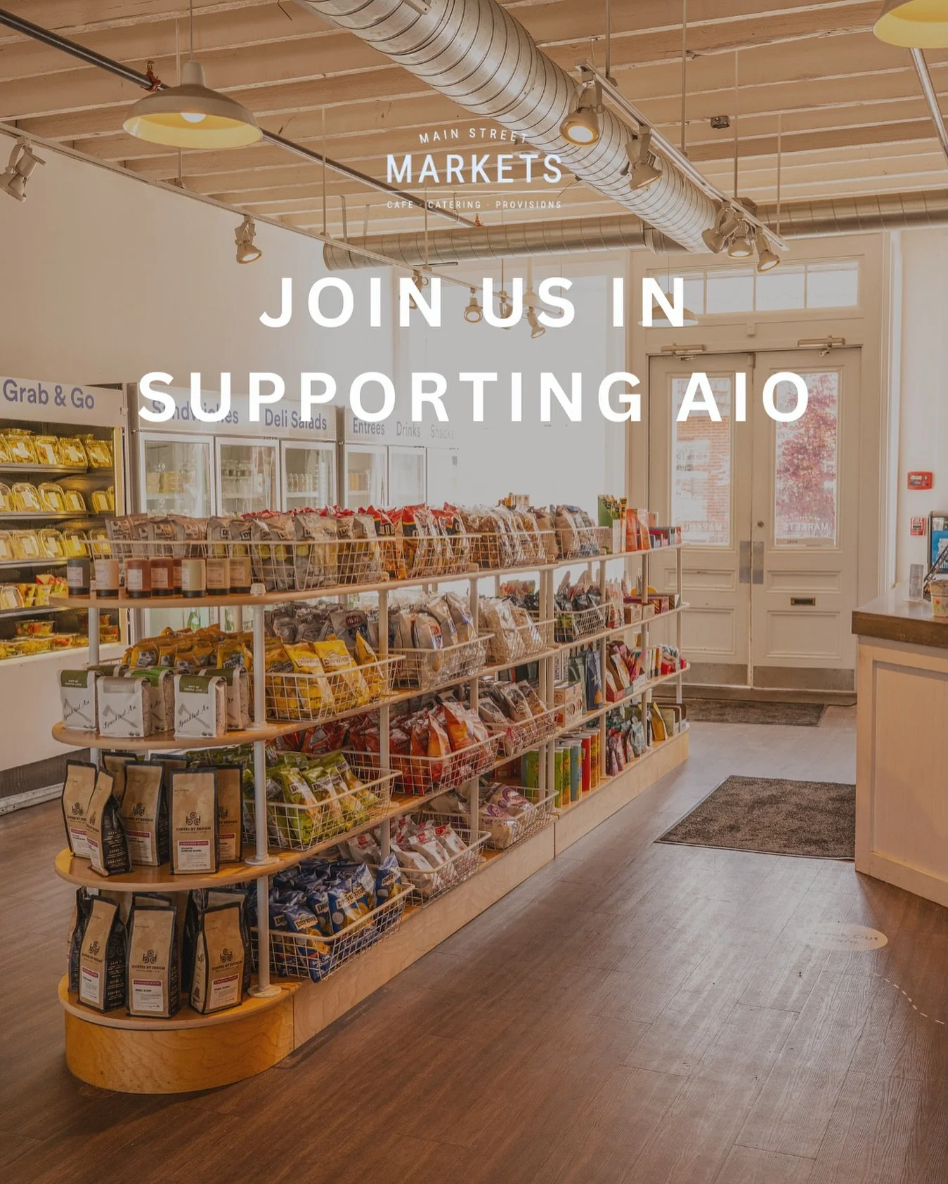 We&rsquo;re kicking off a new way to give back! 💙

Main Street Markets is proud to partner with Area Interfaith Outreach (AIO) &mdash; a long-standing local organization supporting Knox County families with food, energy, and diaper assistance.

When