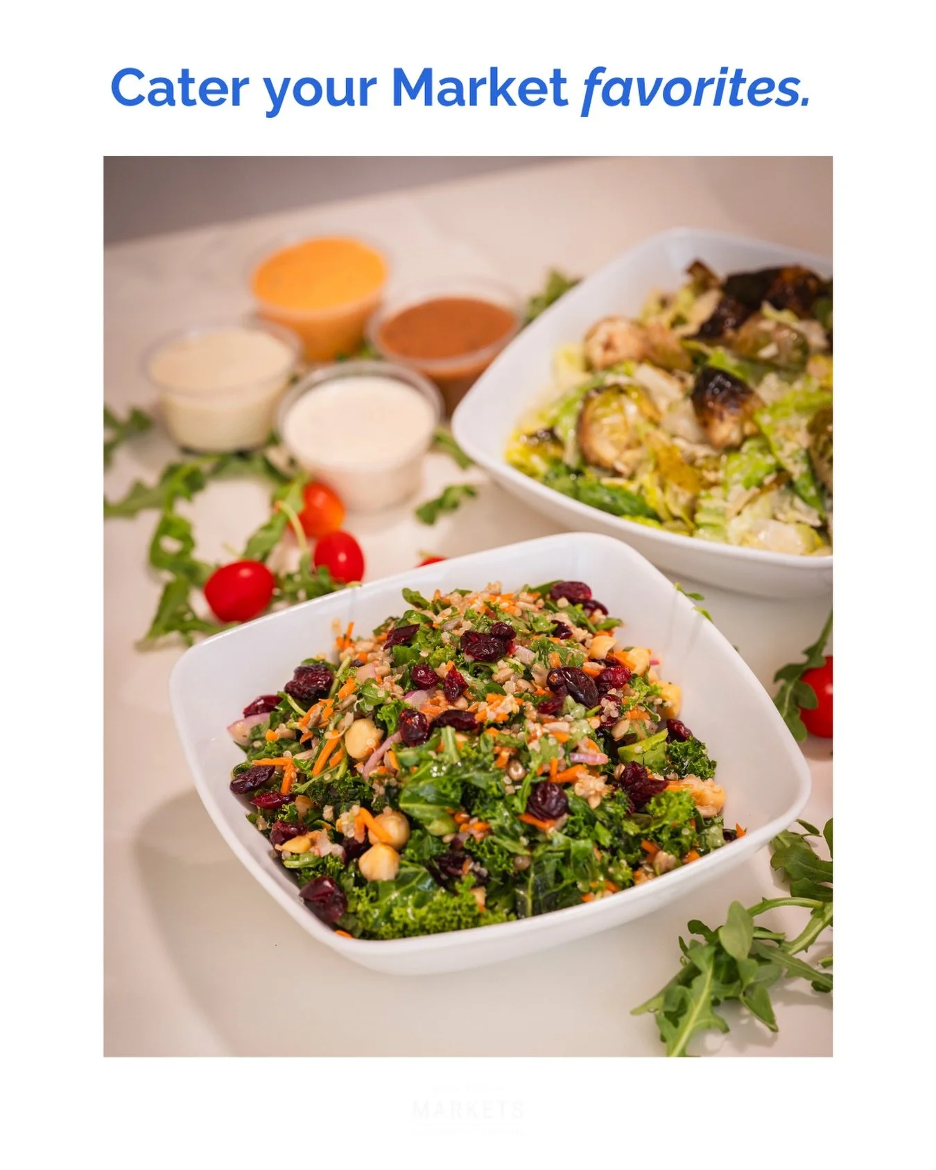 Your market favorites &mdash; fit for a crowd!

Save 10% on all online catering orders with code CATERING10. Whatever you&rsquo;ve got going on this month, MSM catering is here to make your life a little easier with as little as one day&rsquo;s notic