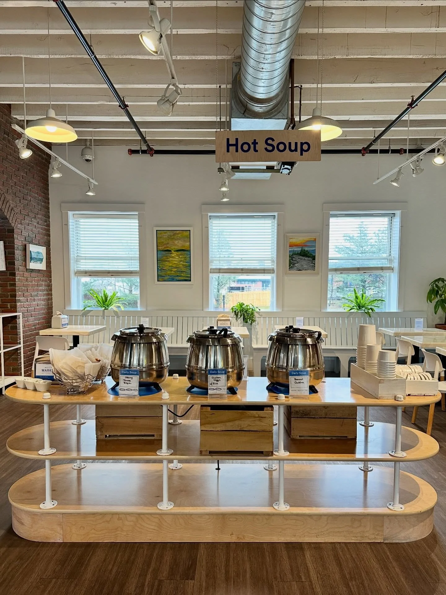 Soup club is calling. 🍲 Stop by MSM and build your perfect bowl - and don&rsquo;t forget the 10th is on us!

#mainstreetmarkets #mainefood #rocklandmaine #mainecafe #maineprovisions