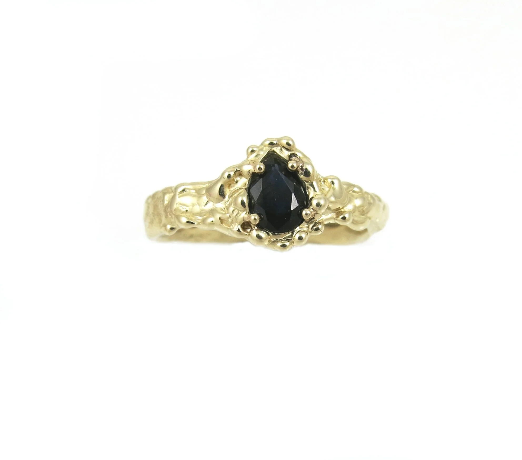 14K Starless Sapphire