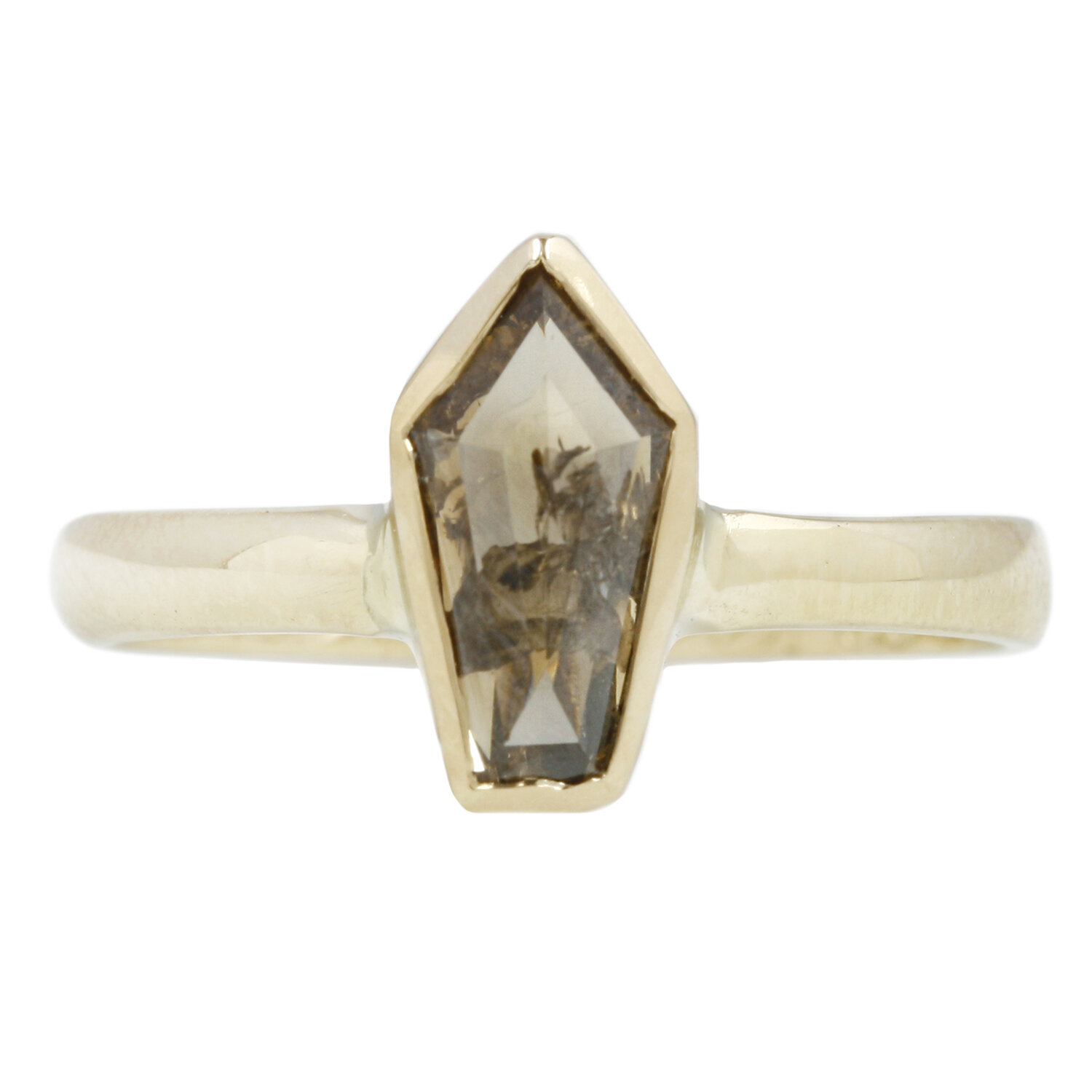 .95ct Champagne Diamond Coffin