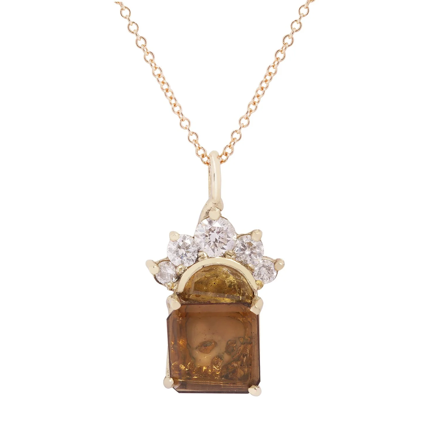 .3ct Diamond & Citrine Devotion