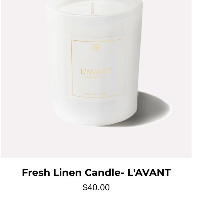L'AVANT Fresh Linen Candle 