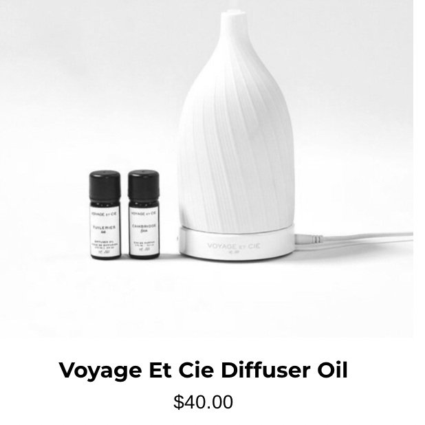 Voyage Et Cie Fresh Linen Diffuser Oil