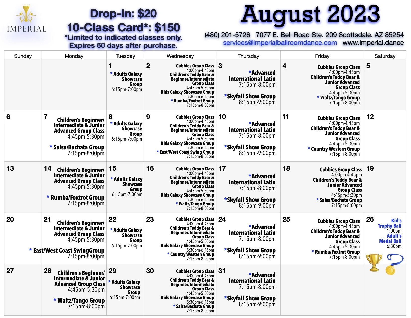 Group Social Dance Classes Imperial Ballroom Dance Company