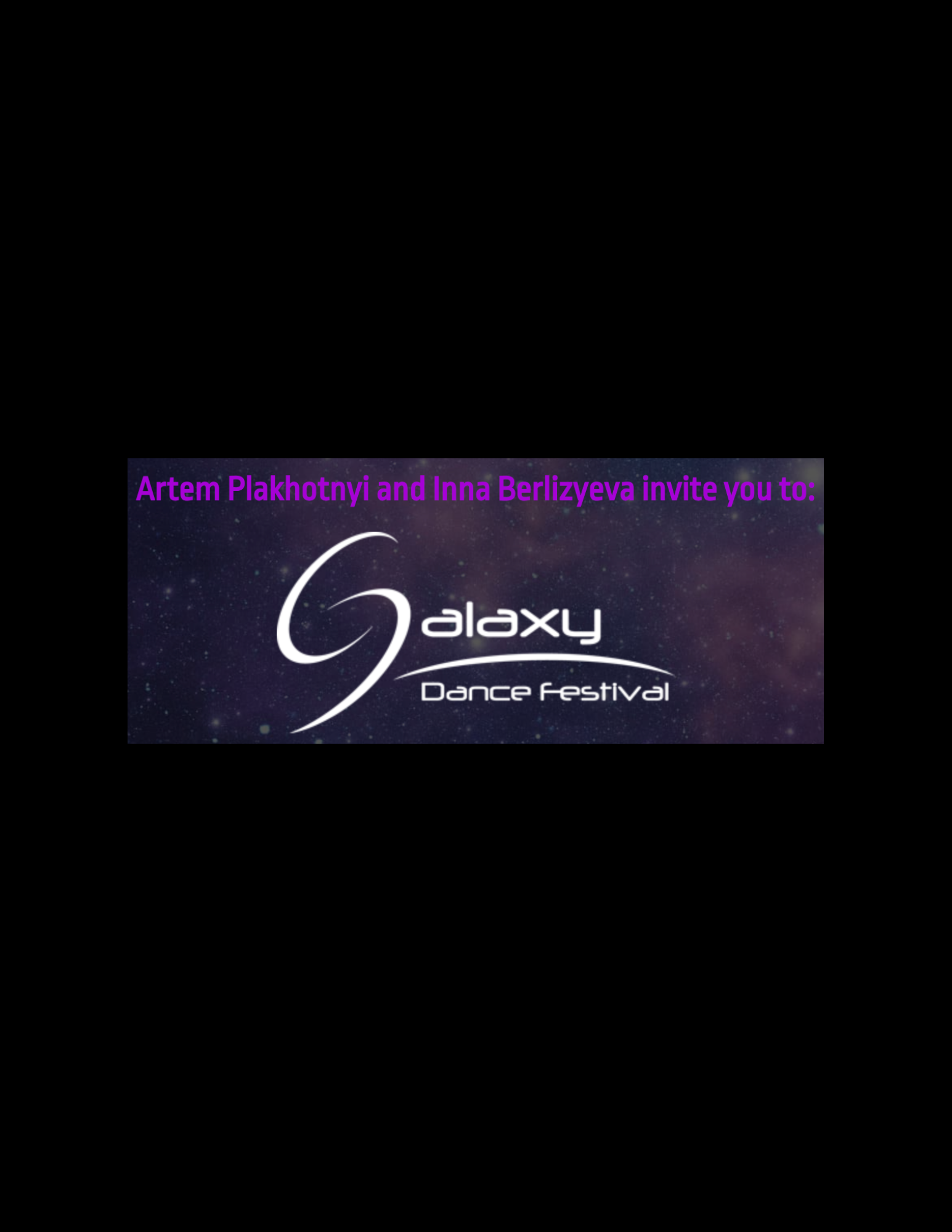 Galaxy Dance Festival