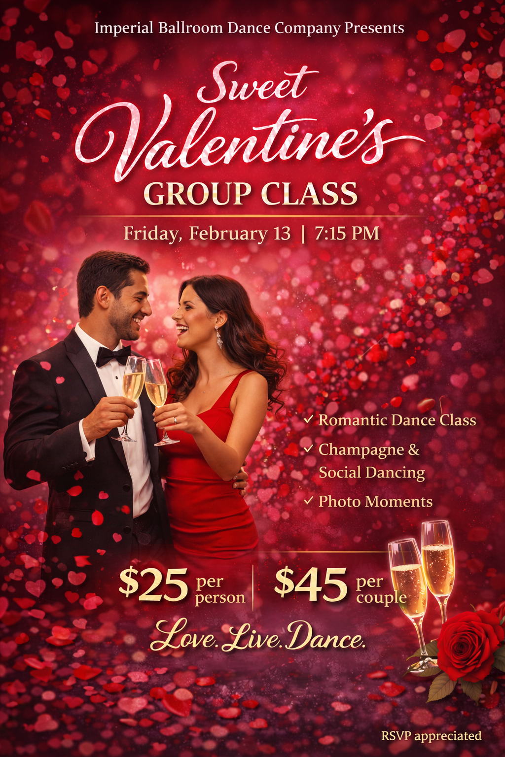 💘 Sweet Valentine’s Group Class 💘