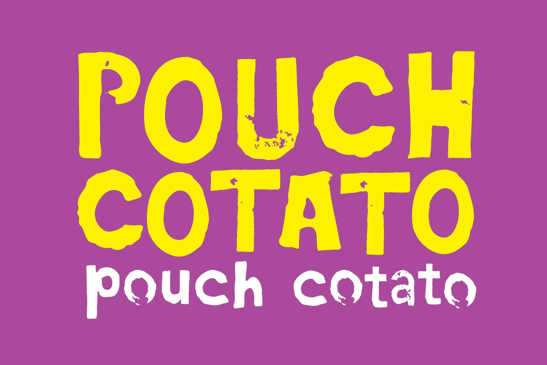 Pouch Cotato Regular Font