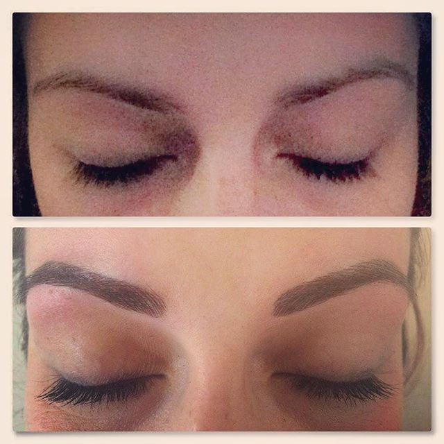 Eye Brows - before and after.
#cosmetictattoo #eyebrowtattoo #eyebrowtattooing #christchurch #permaninkbeauty