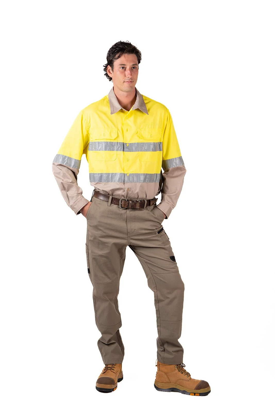 Lightweight Cotton Hi-Vis Shirt