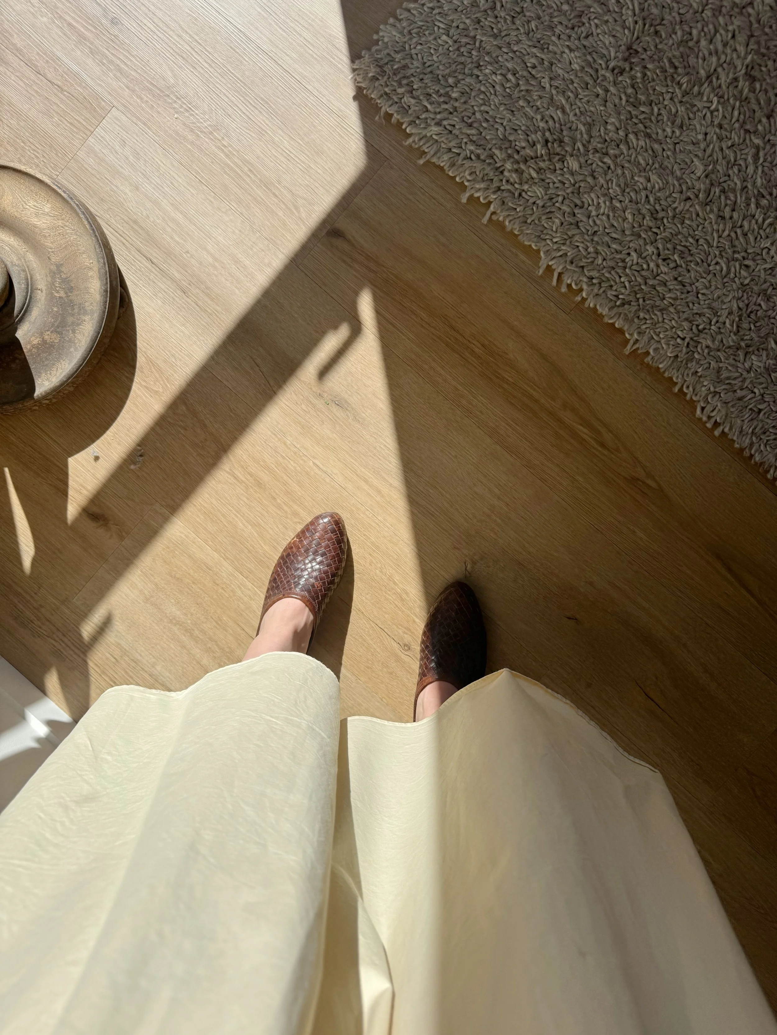 Vintage Sadie Wooden Leather Clogs