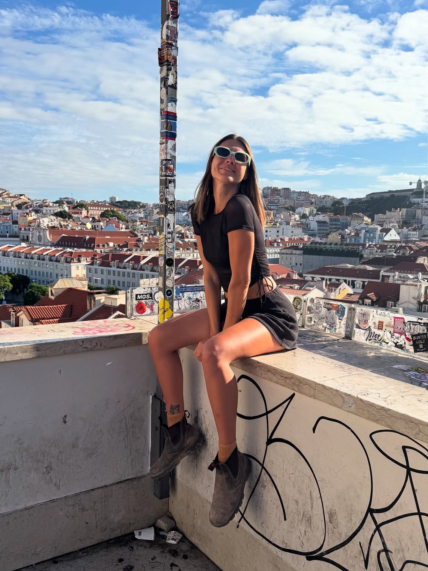 one month ago in Lisbon, dancing til the sun came up, then roaming around for hours, while munching on as many pastel de nata&rsquo;s as we felt like