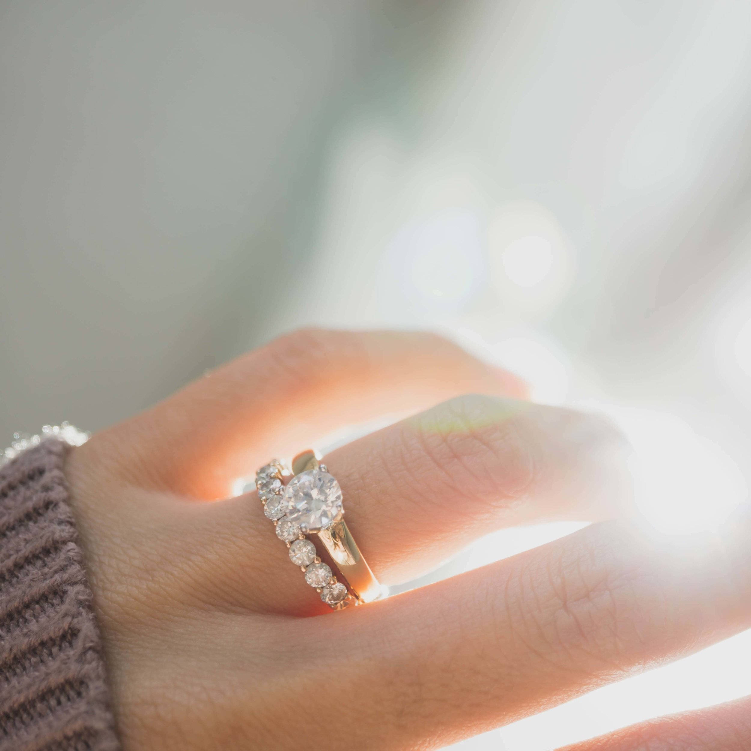 Lane Gems Engagement & Weeding Bands