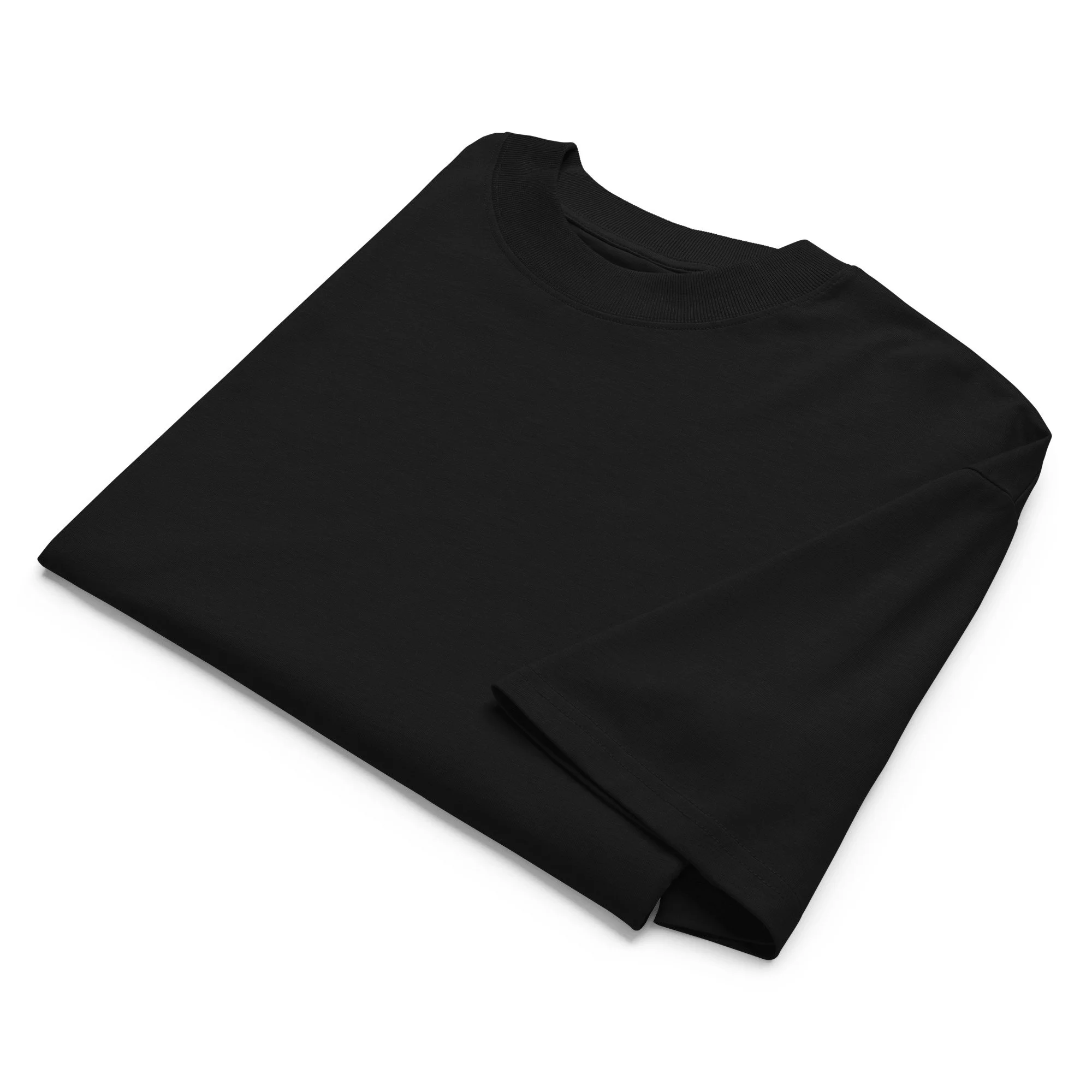 unisex-organic-oversized-high-neck-t-shirt-black-front-68d97d85314c2.jpg