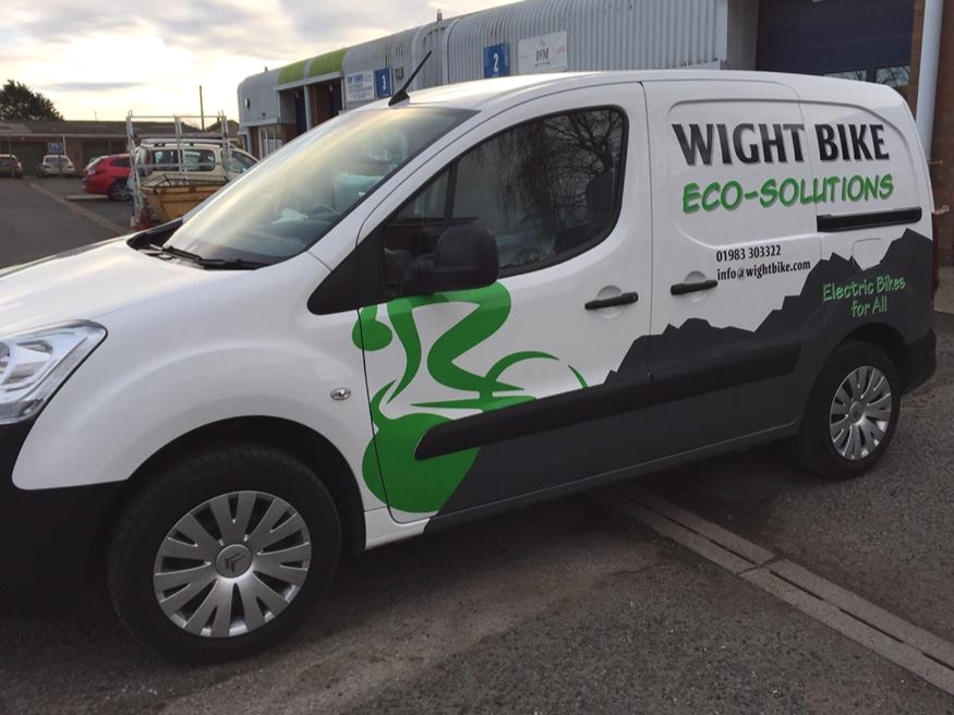 Wight Bike Eco-Solutions van side view
