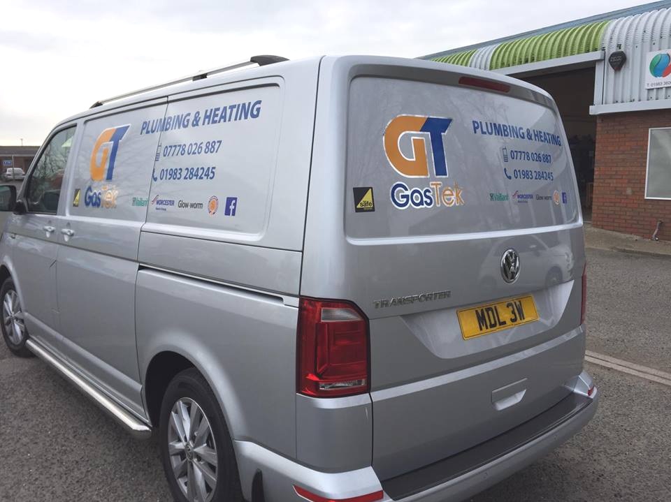 GT Plumbing &amp; Heating van rear view