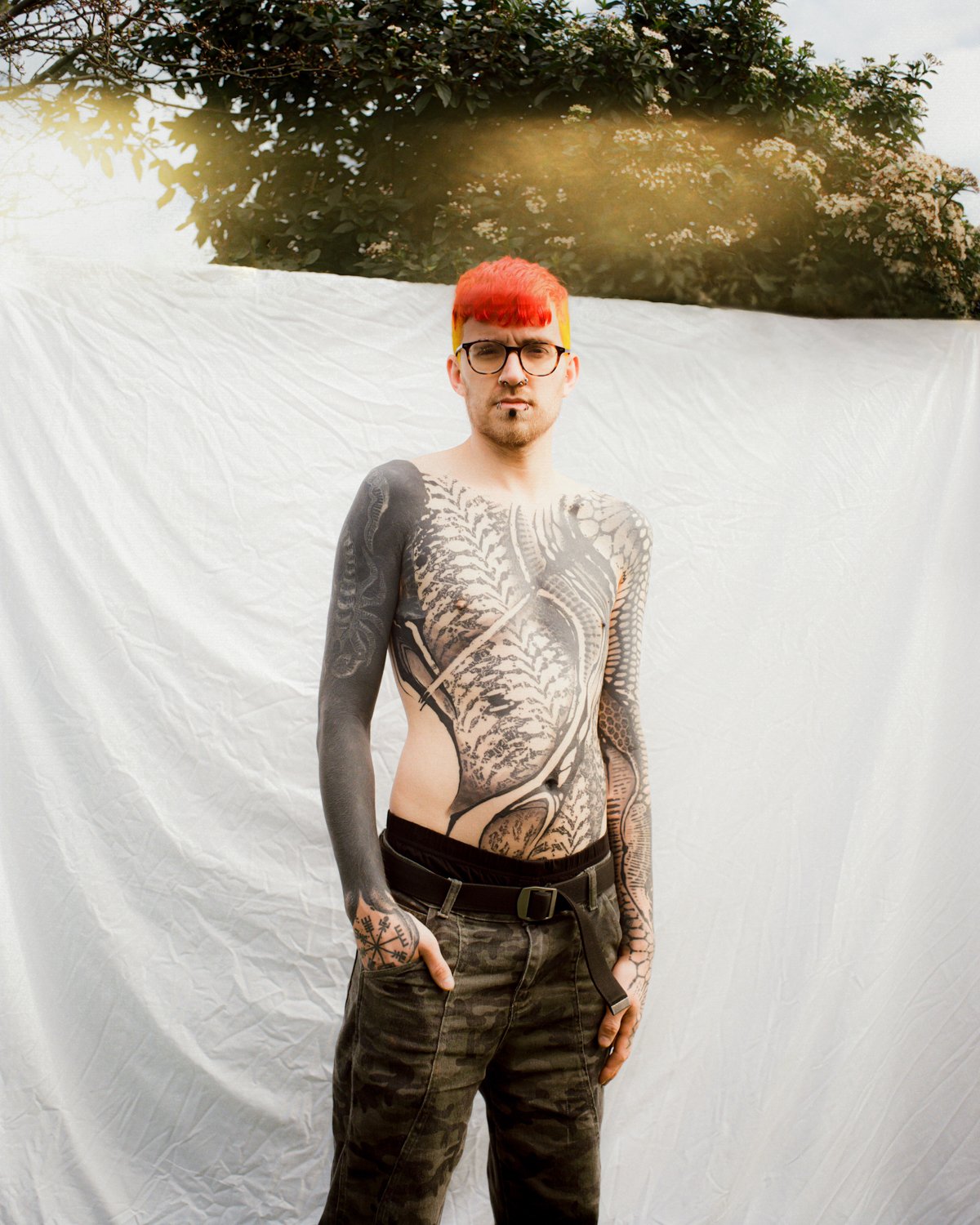 Michael, in his garden