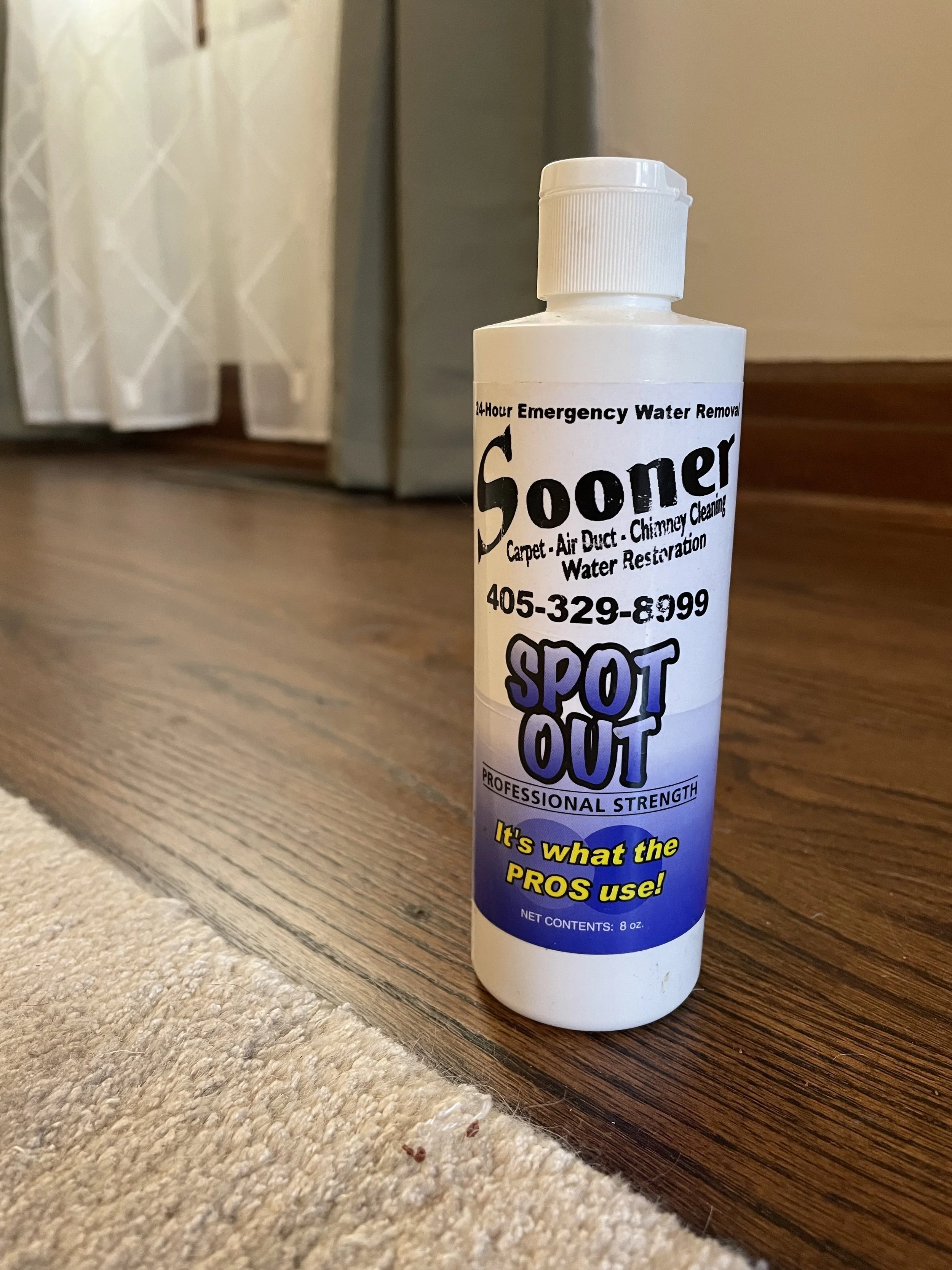 Special Offer: Free Sooner Carpet Cleaning All-Purpose Spotter