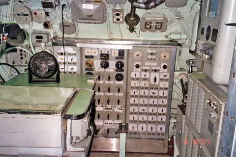 Control room starboard side