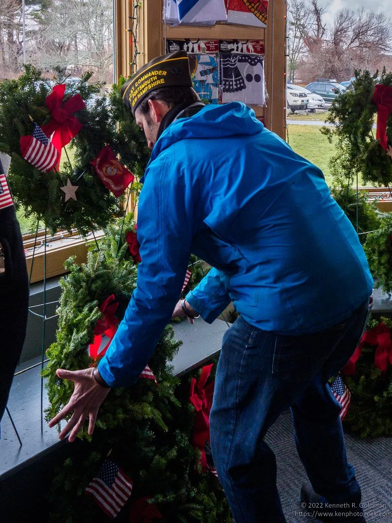Ken Goldman Wreaths Across America 2022 — USS Albacore