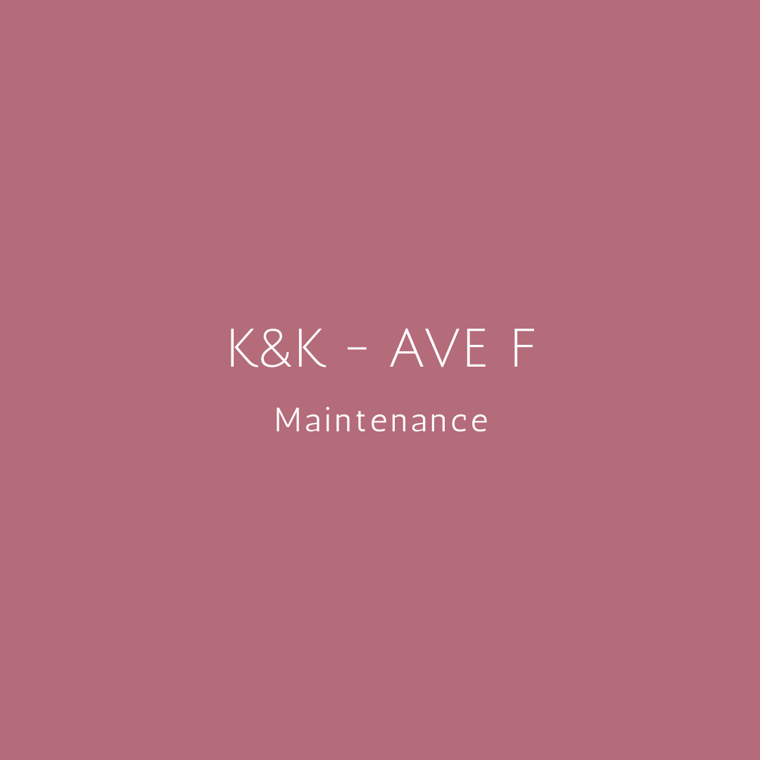 ✿ K&K - AVE F - FALL C/U