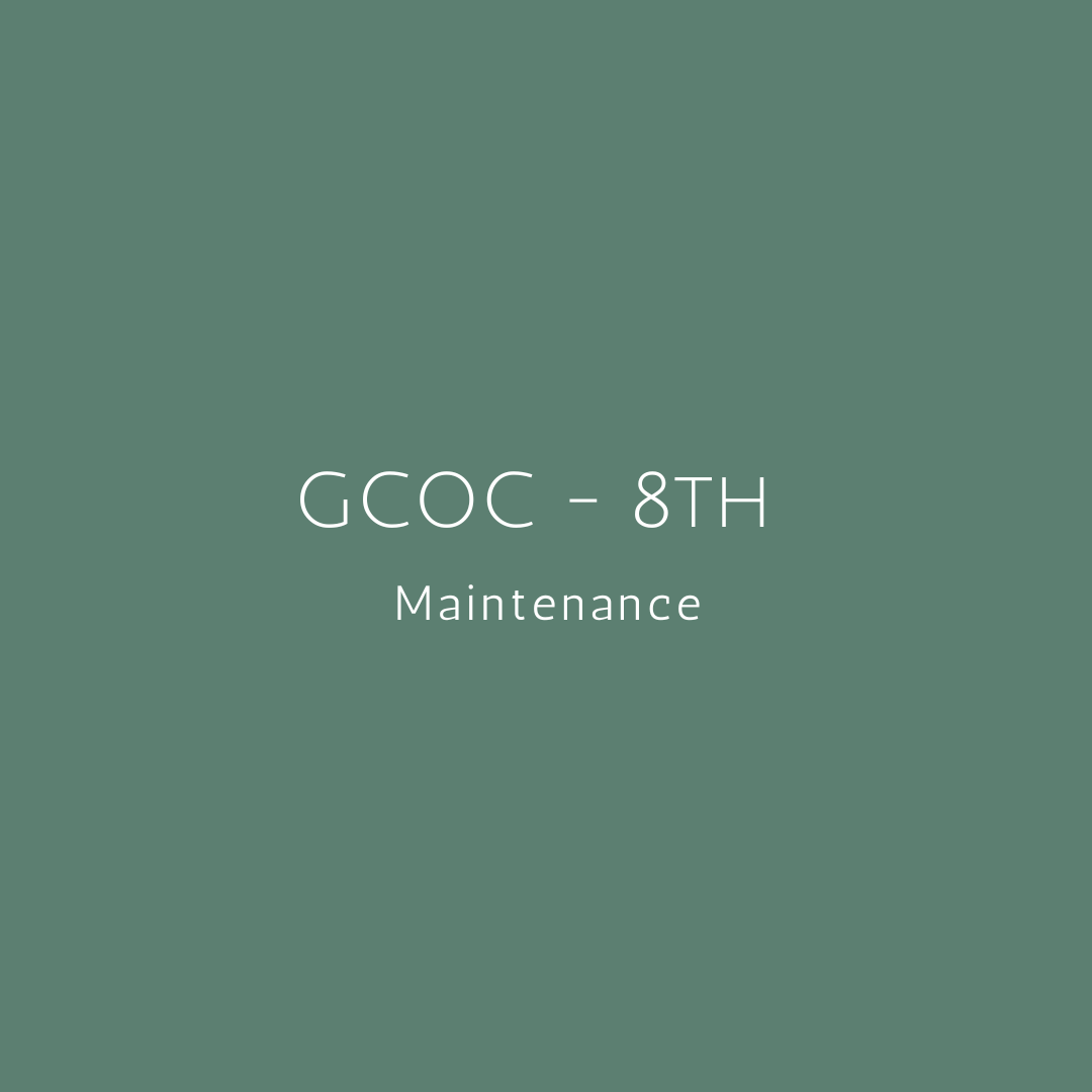 ❁ GCOC - 8TH - FALL C/U