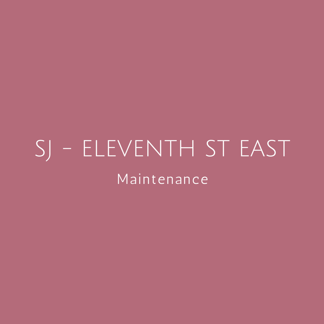 ✺ SJ - ELEVENTH ST EAST - FALL C/U