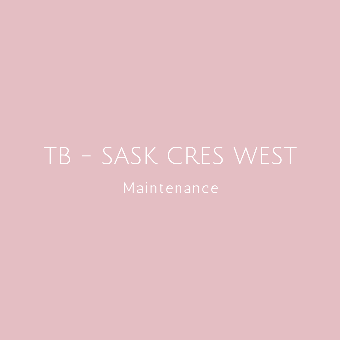 ✤ TB - SASK CRES WEST - FALL C/U
